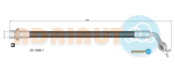 Brake Hose (52.1299.1)