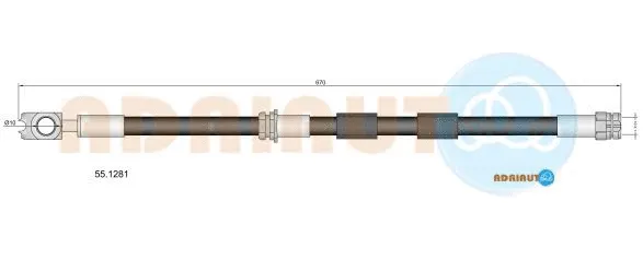 Brake Hose (55.1281)