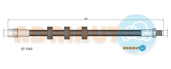 Brake Hose (57.1243)