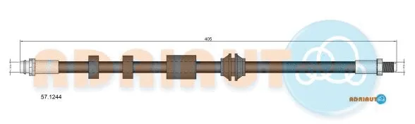 Brake Hose (57.1244)