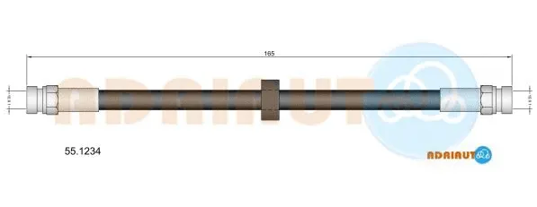 Brake Hose (55.1234)