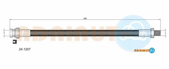 Brake Hose (24.1207)