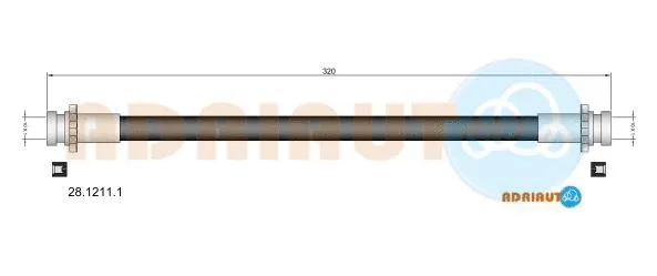 Brake Hose (28.1211.1)