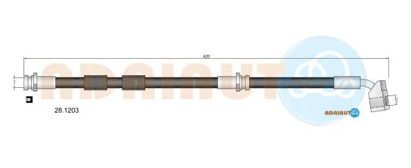Brake Hose (28.1203)