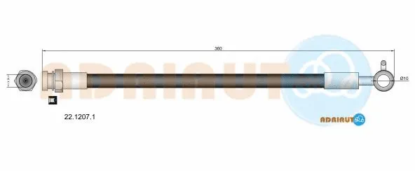 Brake Hose (22.1207.1)
