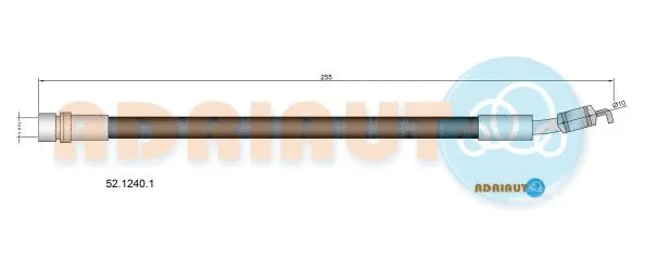 Brake Hose (52.1240.1)