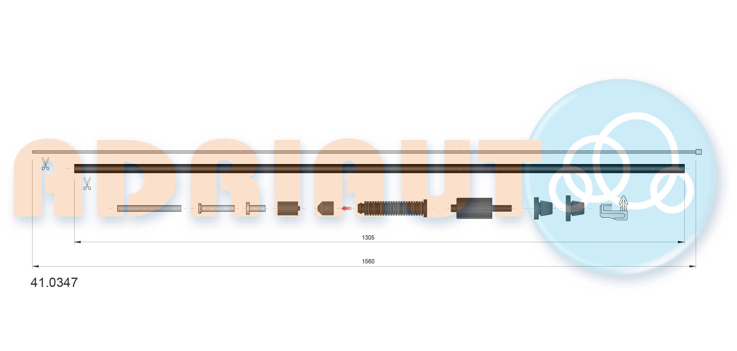 Accelerator Cable (41.0347)