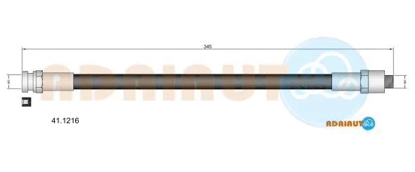 Brake Hose (41.1216)
