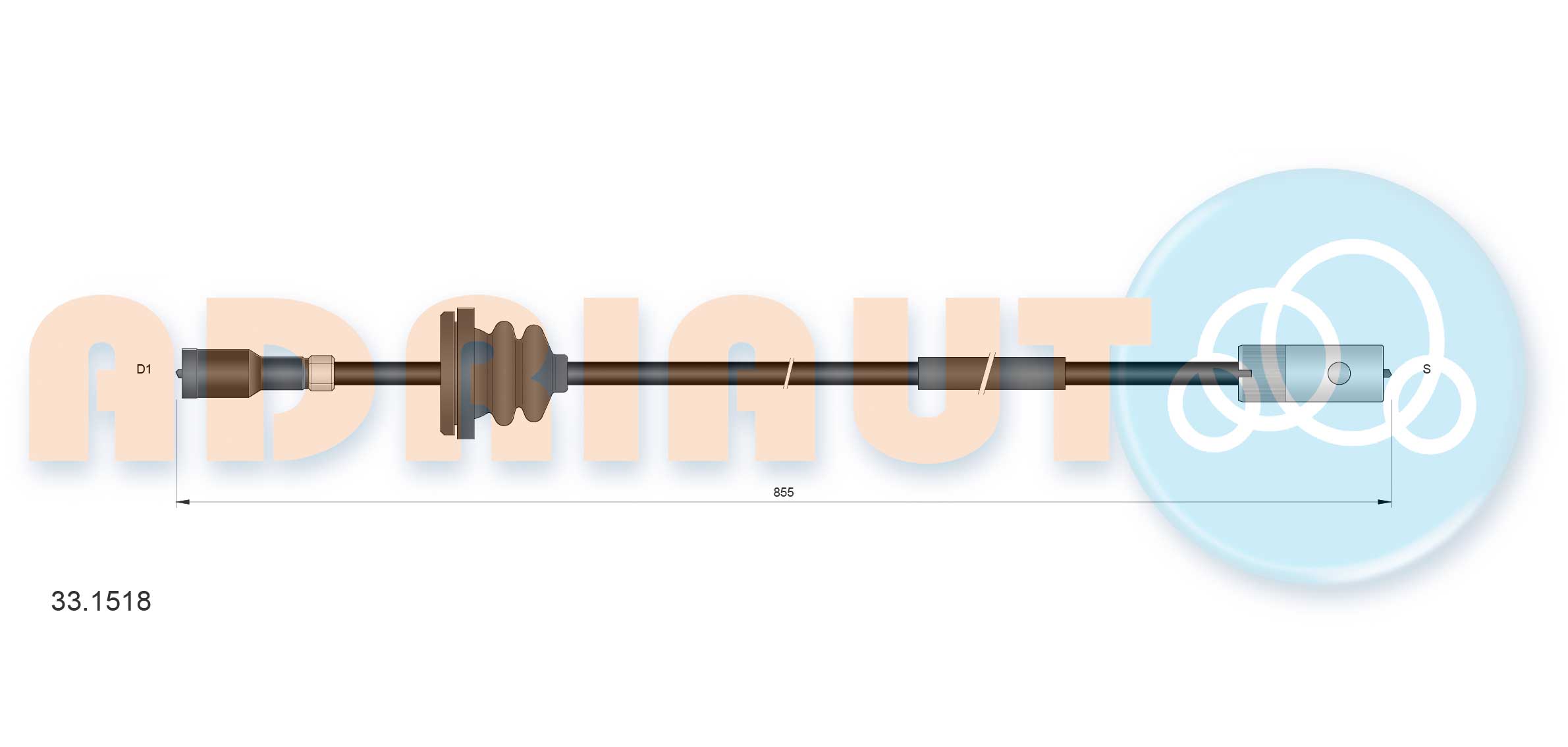 Speedometer Cable (33.1518)