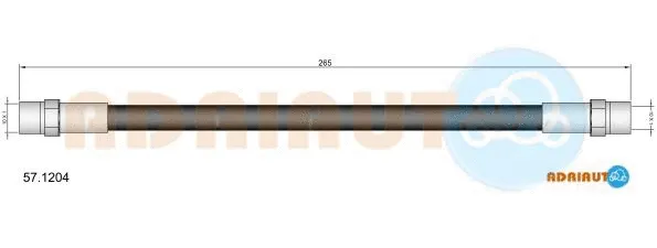 Brake Hose (57.1204)