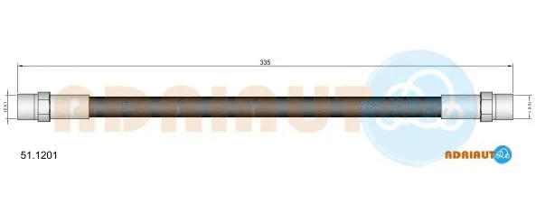 Brake Hose (51.1201)