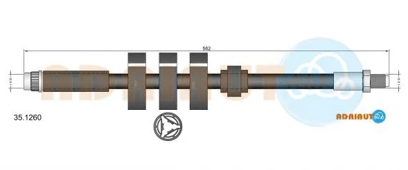 Brake Hose (35.1260)