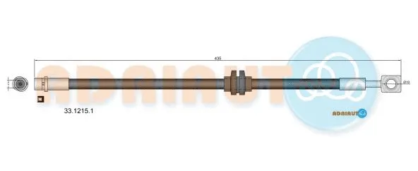 Brake Hose (33.1215.1)