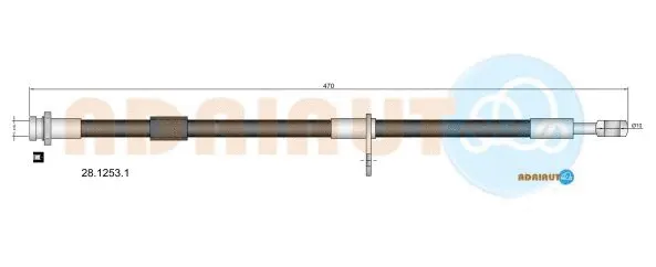 Brake Hose (28.1253.1)