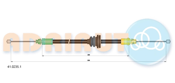 Cable Pull, parking brake (41.0235.1)