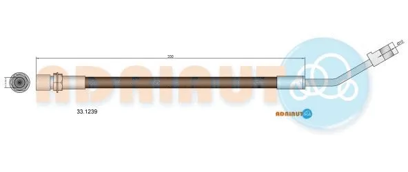 Brake Hose (33.1239)