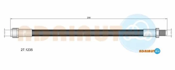 Brake Hose (27.1235)