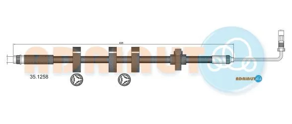 Brake Hose (35.1258)
