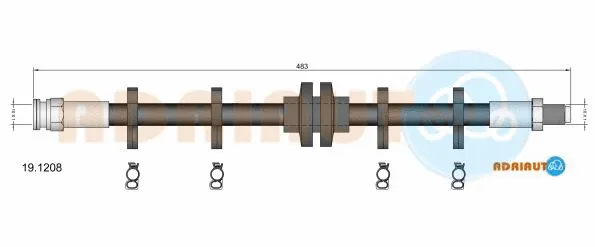 Brake Hose (19.1208)