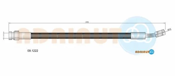 Brake Hose (09.1222)