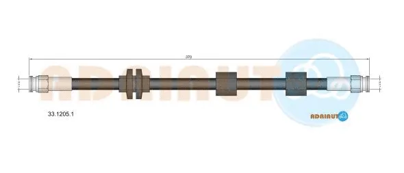 Brake Hose (33.1205.1)