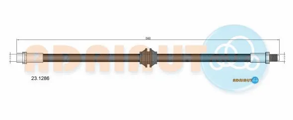 Brake Hose (23.1286)