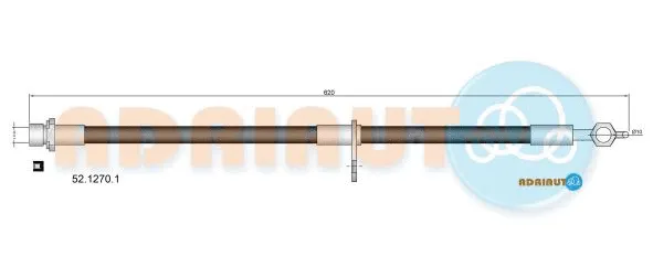Brake Hose (52.1270.1)