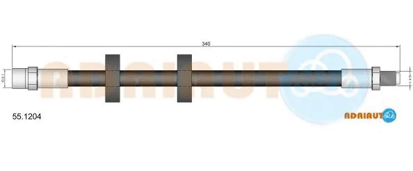 Brake Hose (55.1204)