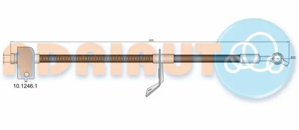 Brake Hose (10.1246.1)