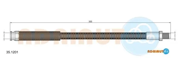 Brake Hose (35.1201)