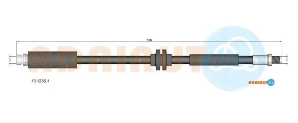 Brake Hose (13.1236.1)