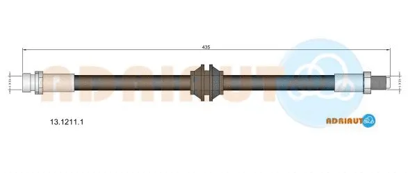 Brake Hose (13.1211.1)