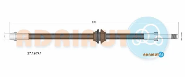 Brake Hose (27.1203.1)