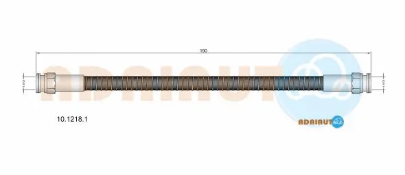 Brake Hose (10.1218.1)