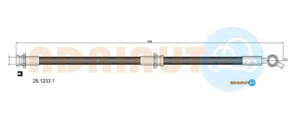 Brake Hose (28.1233.1)