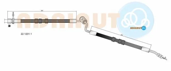 Brake Hose (22.1201.1)