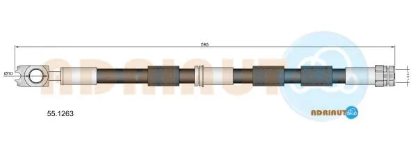 Brake Hose (55.1263)