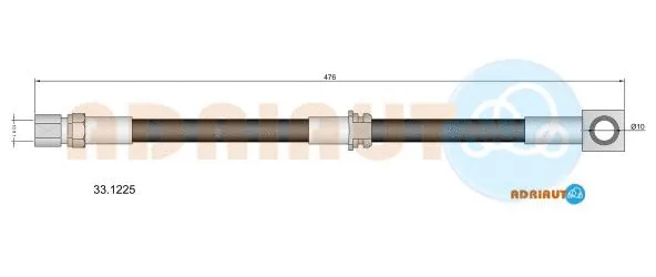 Brake Hose (33.1225)