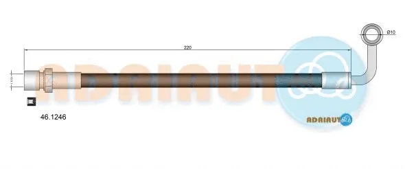 Brake Hose (46.1246)