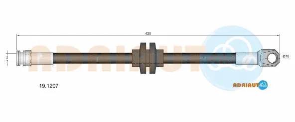 Brake Hose (19.1207)