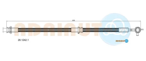 Brake Hose (28.1242.1)