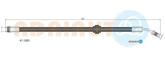 Brake Hose (41.1283)