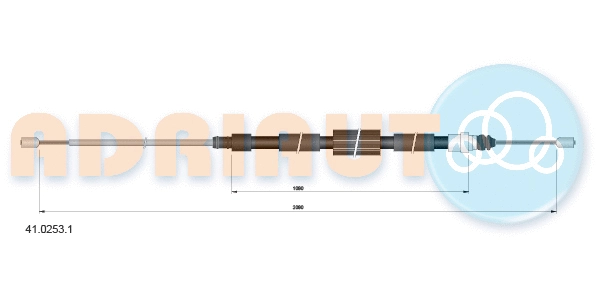 Cable Pull, parking brake (41.0253.1)