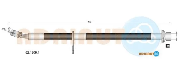 Brake Hose (52.1209.1)