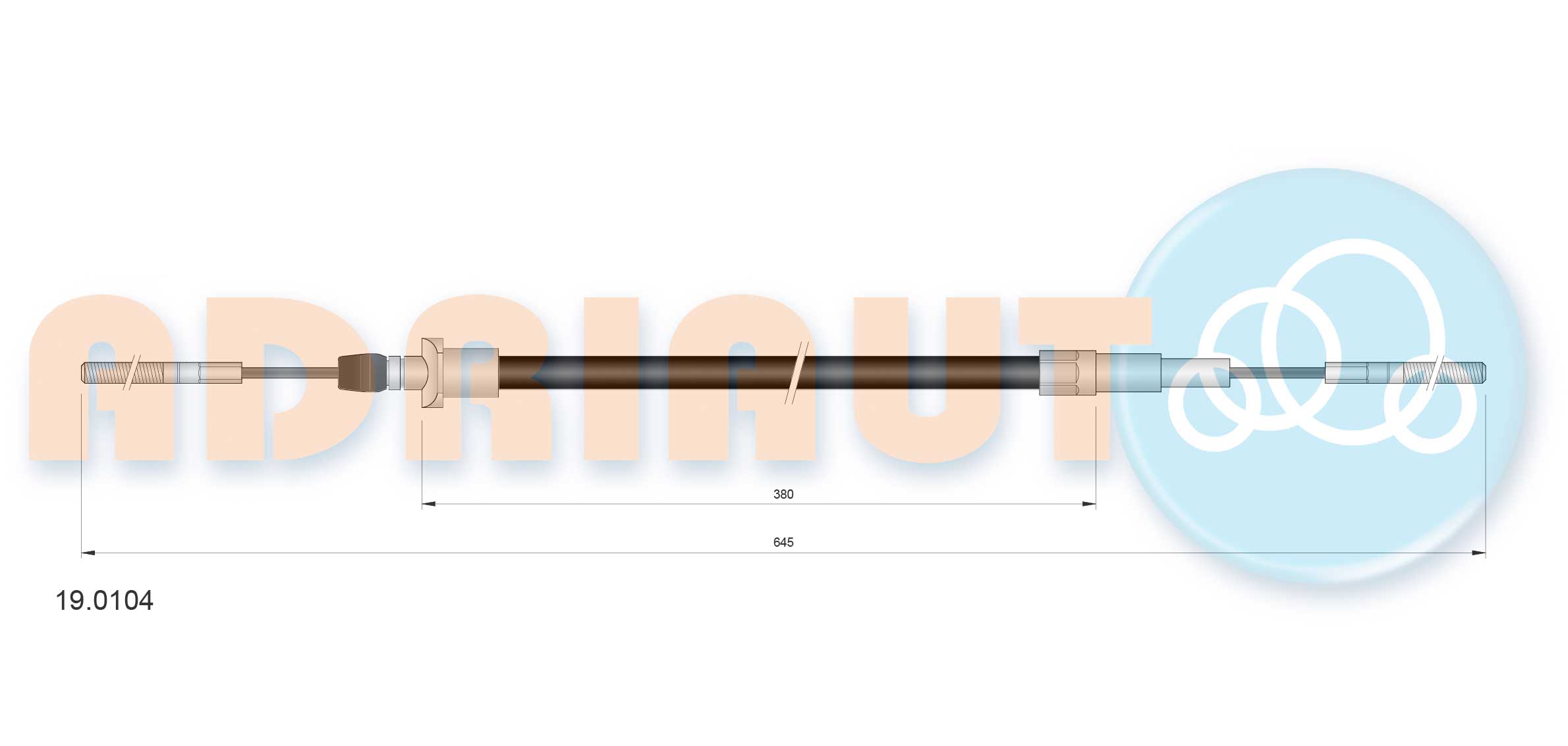 Cable Pull, clutch control (19.0104)