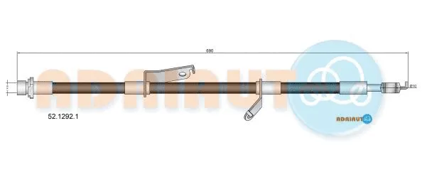 Brake Hose (52.1292.1)