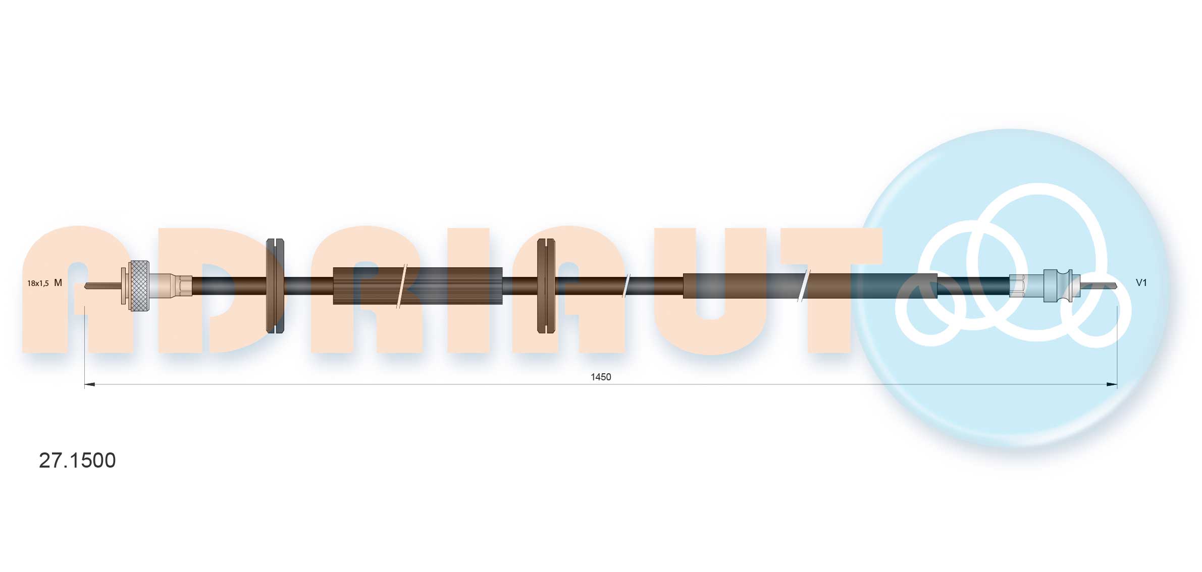 Speedometer Cable (27.1500)