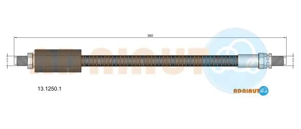 Brake Hose (13.1250.1)