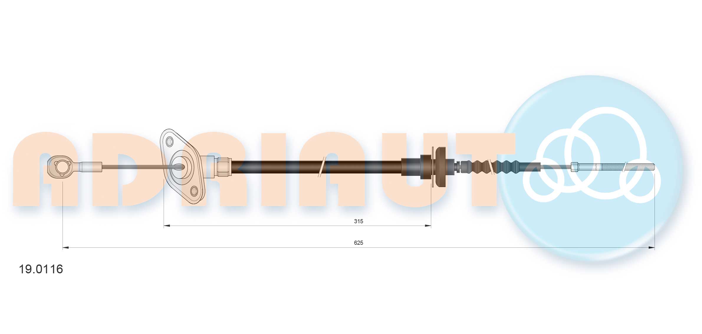 Cable Pull, clutch control (19.0116)