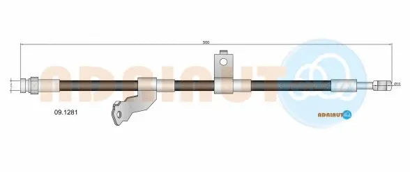 Brake Hose (09.1281)